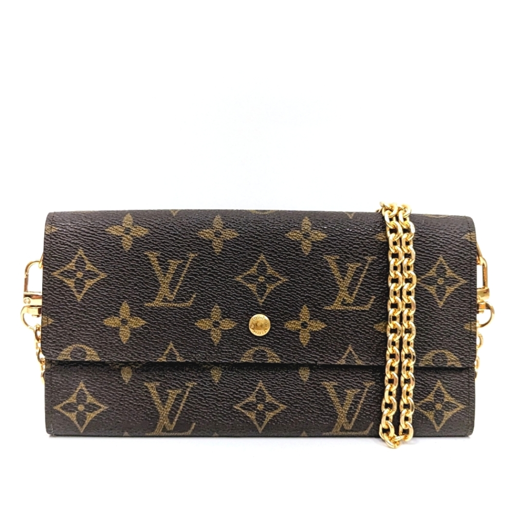 ✨ Louis Vuitton ✨ Sarah Long bifold wallet monogram converted to crossbody